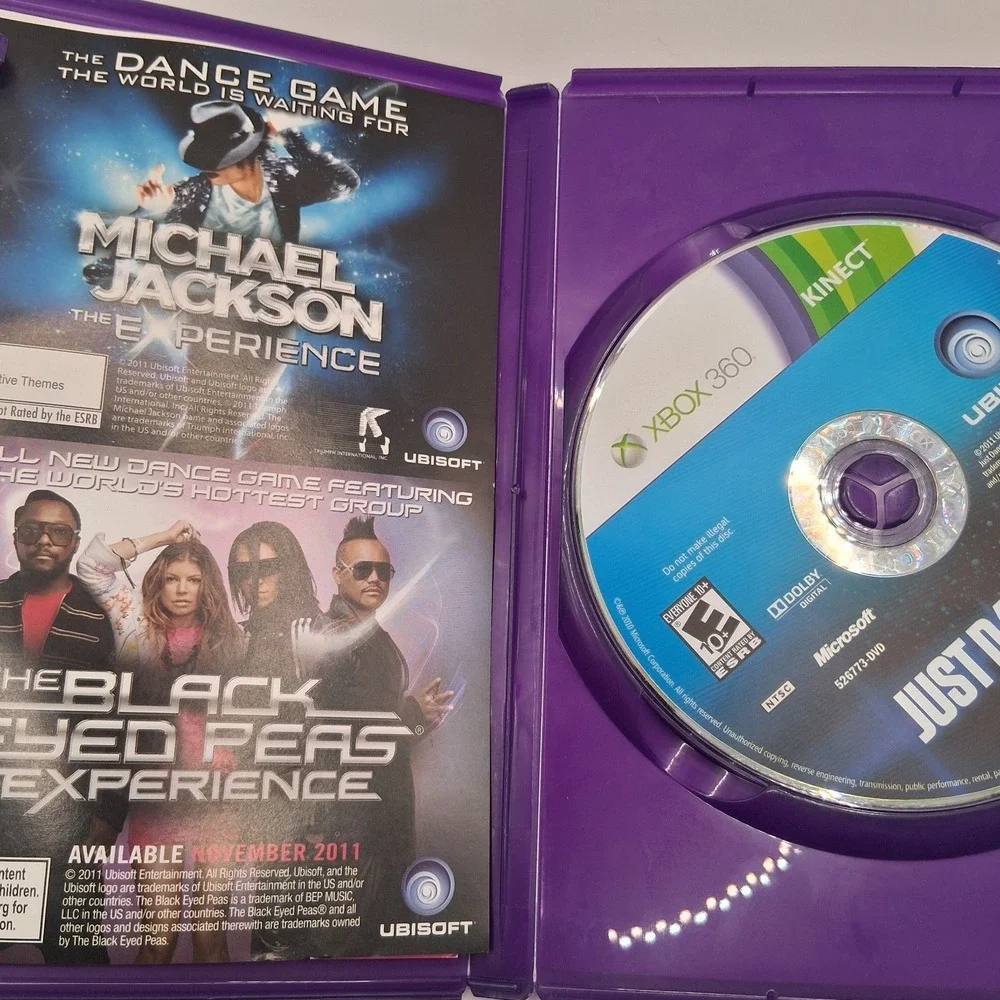 3 XBOX 360 GAMES JURASSIC/STAR WARS3/JUST DANCE3